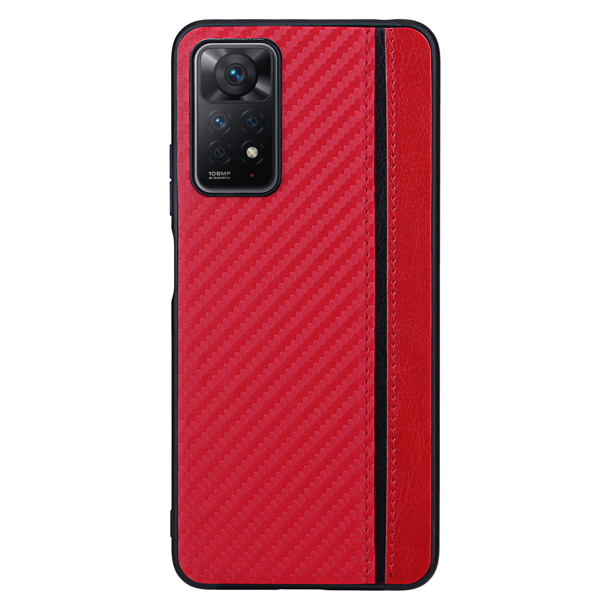 Накладка для Xiaomi Redmi Note 11 Pro 5G G-Case Carbon, красная купить по  низким ценам у производителя. Доставка по России.