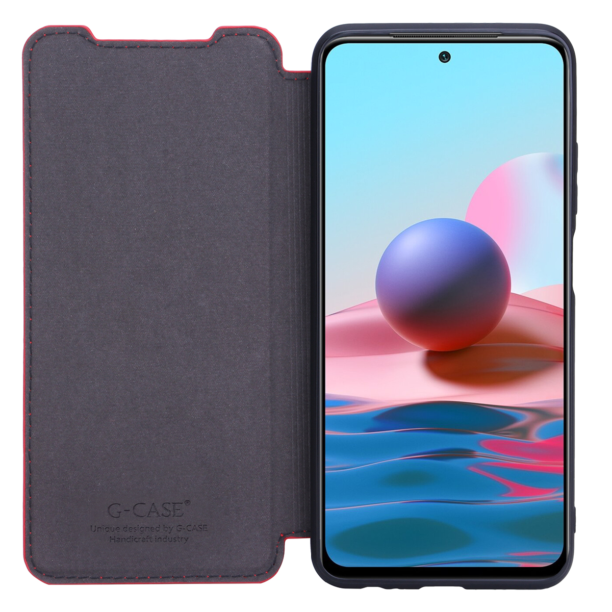 Чехол для Xiaomi Redmi Note 10S G-Case Slim Premium, красный купить по  низким ценам у производителя. Доставка по России.