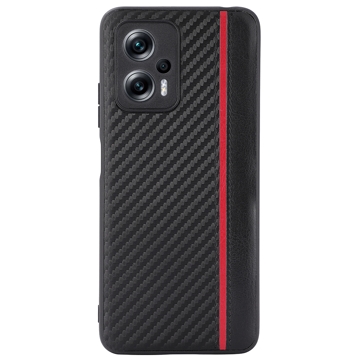 Накладка для Xiaomi Poco X4 GT G-Case Carbon, черная